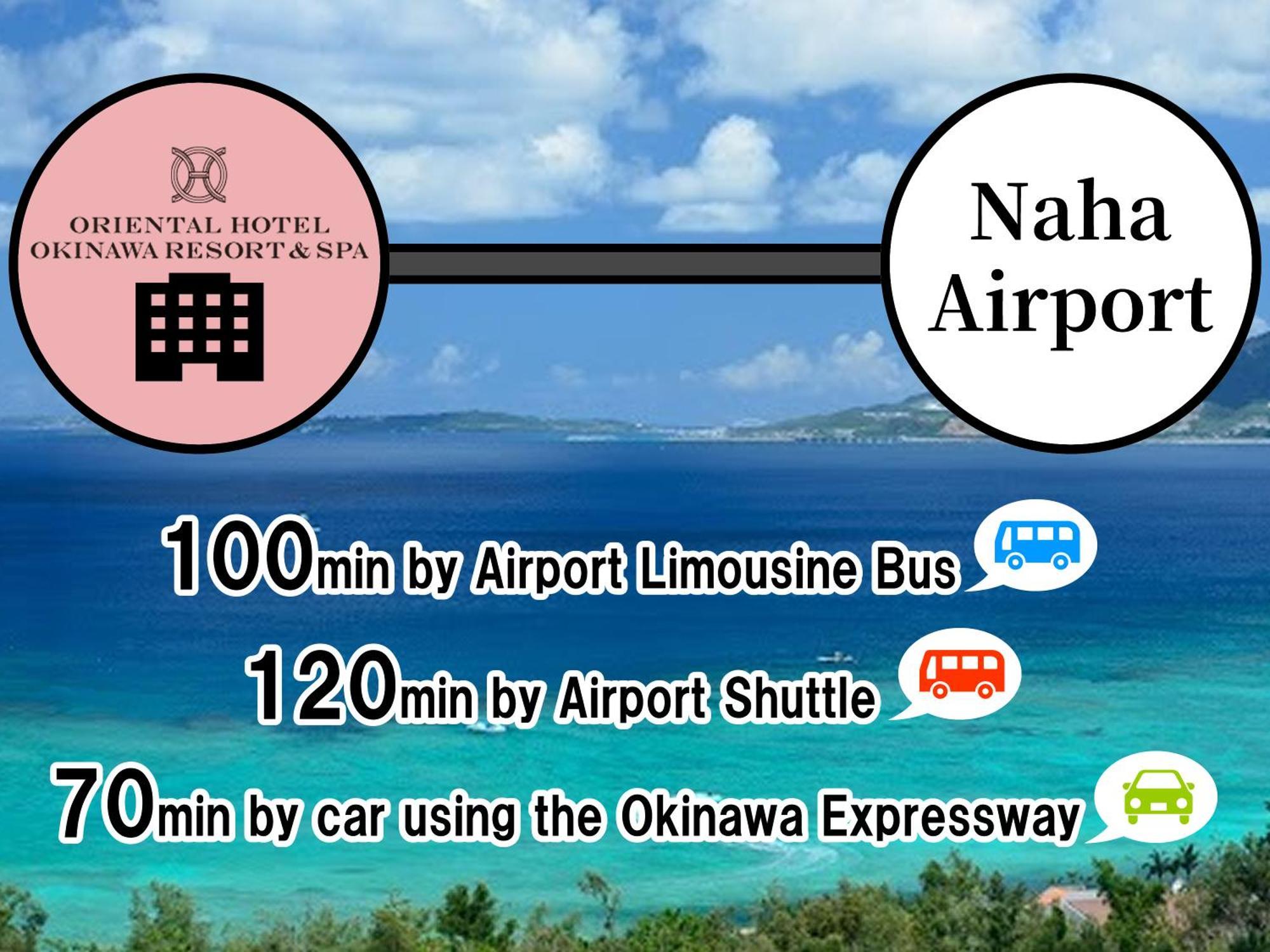 Oriental Hotel Okinawa Resort & Spa Nago Eksteriør billede Access to the hotel